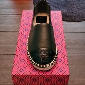 Black Espadrille Flats